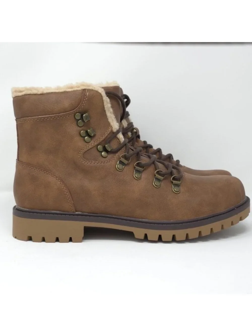 Club Room Kylerr Tan Faux Leather Chukka Ankle Boots
